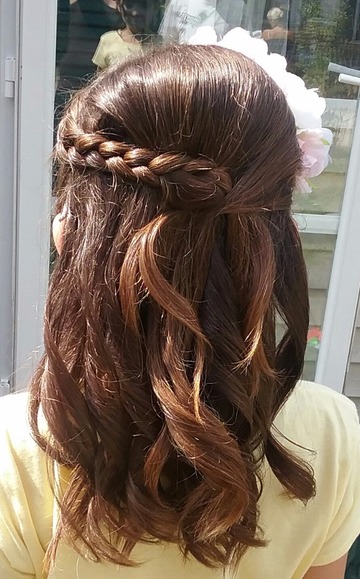 Coiffure mariée et demoiselle d'honneur à domicile sur Saint-Médard-en-Jalles